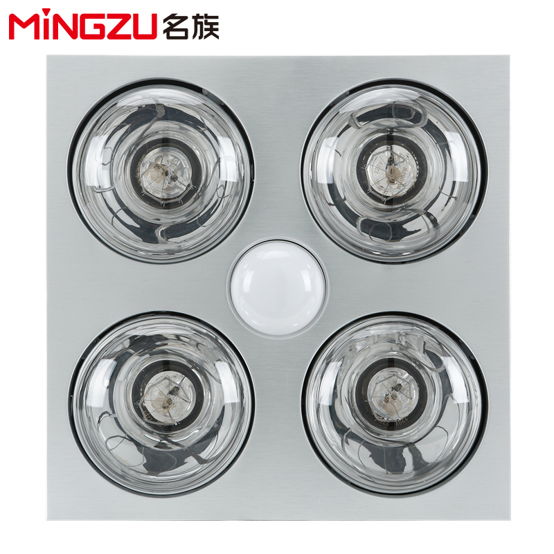 名族(MINGZU)浴霸 DJ3413集成吊顶式 经典四灯暖暖浴霸 多功能浴霸取暖换气照明三合一