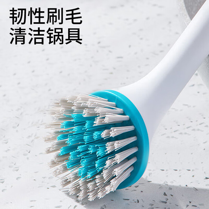 茶花219003 洁境洗锅刷长柄刷锅神器刷锅刷子洗碗刷厨房用品清洁工具高清大图