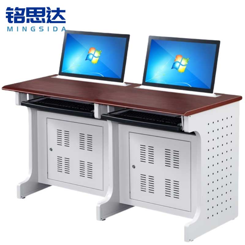 铭思达升降电脑桌双人位张