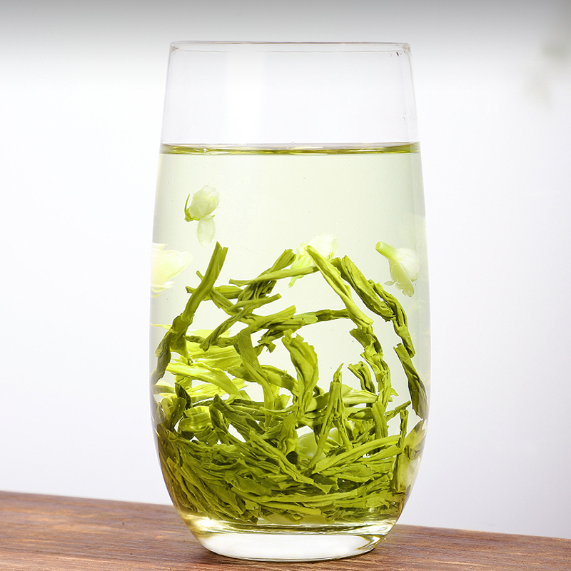 茉莉花茶小白毫毛尖2026新茶浓香型横县绿茶毛尖花茶叶散装750g高清大图