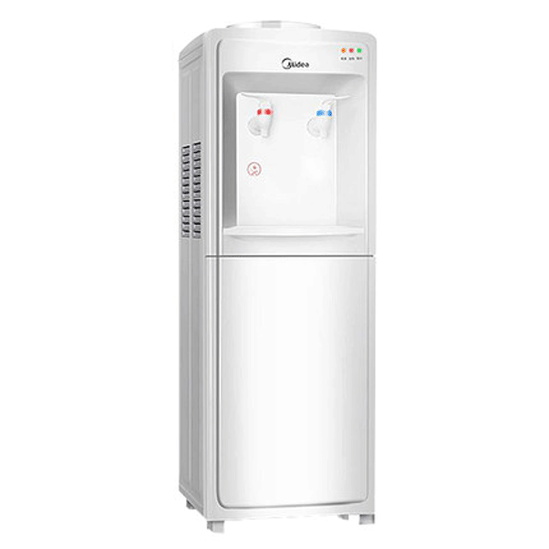 美的饮水机家用立式桶装水冷热饮水器宿舍全自动办公正品冰热 纯白 冰热