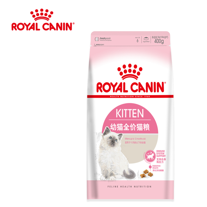 ROYAL CANIN 皇家猫粮 K36幼猫猫粮 全价粮 4-12月龄 0.4kg 支持免疫系统 呵护消化健康