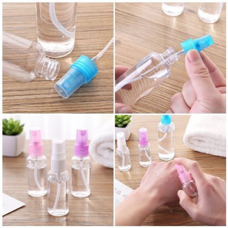 30ML+100ML [30/50/100ML装]化妆品分装瓶化妆水小喷壶 塑料透明按压喷雾瓶