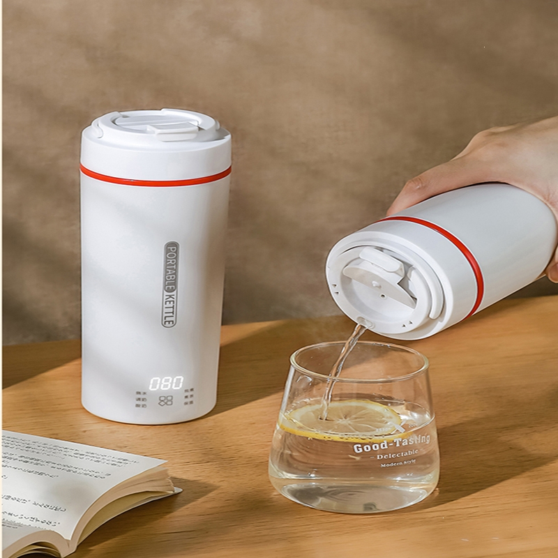 古达烧水杯便携烧水壶旅行外出电热水杯保温迷你电水壶