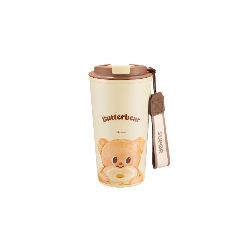 苏泊尔KCV50DW10直饮泡饮杯曲奇黄油小熊500mL