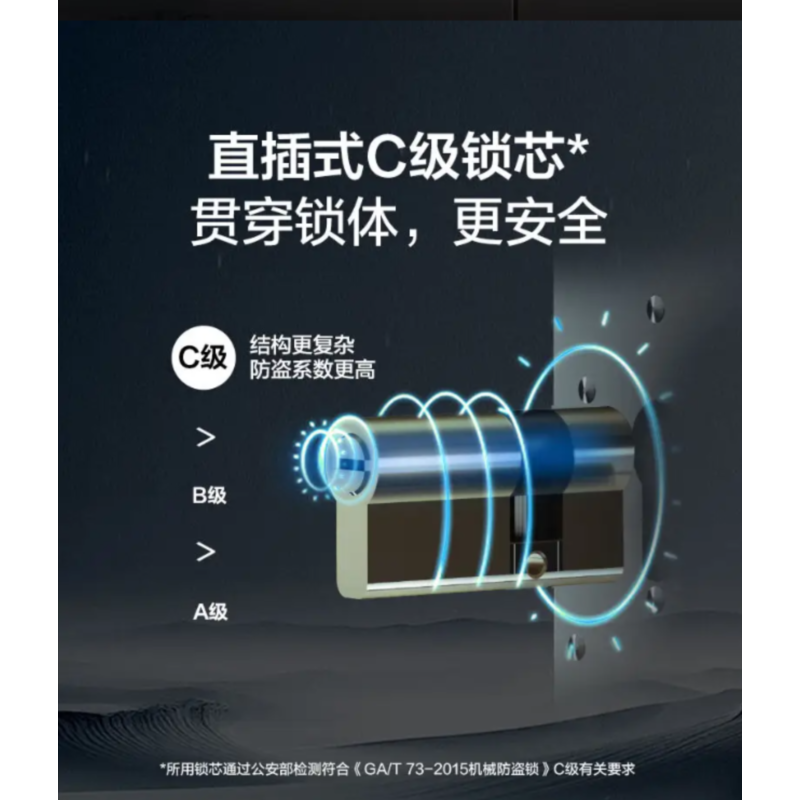 TCL 智能门锁全自动电子指纹家用防盗锁WIFI联网门锁S10R Pro高清大图