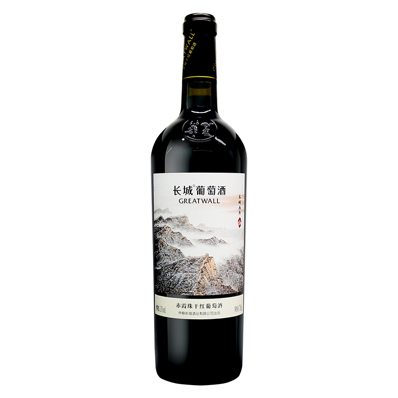 中粮长城 国产干红葡萄酒 画廊伍之中华颂赤霞珠750ml*6瓶 整箱装