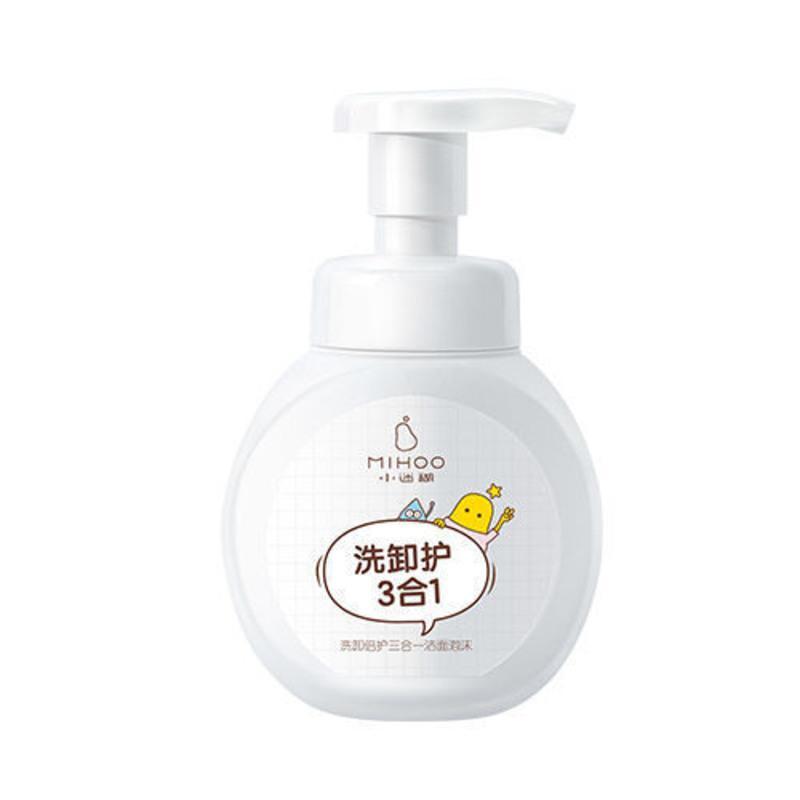 小迷糊三合一洁面泡沫150ml 小迷糊氨基酸泡沫洗面奶女男补水保湿控油清洁卸妆三合一洗倍护