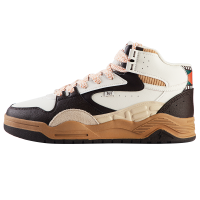 361°男鞋运动鞋冬季新款加绒鞋保暖休闲鞋大棉鞋高帮板鞋男款 燕麦奶/爪哇 39码