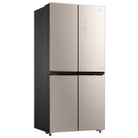 美的/Midea 433升 十字对开门家用冰箱 温湿精控 一级变频 双系统风冷 铂金净味 BCD-433WGPM 凌波金