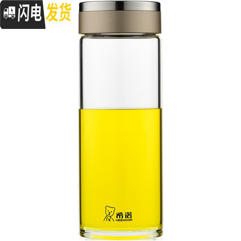 三维工匠单层加厚玻璃杯商务轻奢个性杯子男女带盖泡茶简约水杯_117高清大图