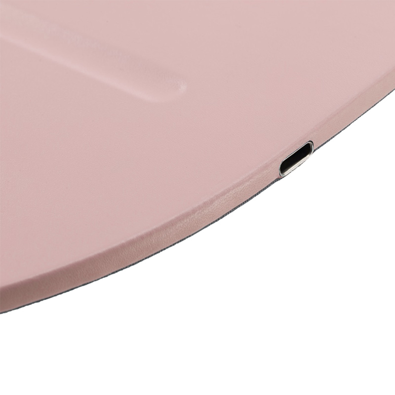 a豆adol 无线充电鼠标垫 桃浦粉高清大图