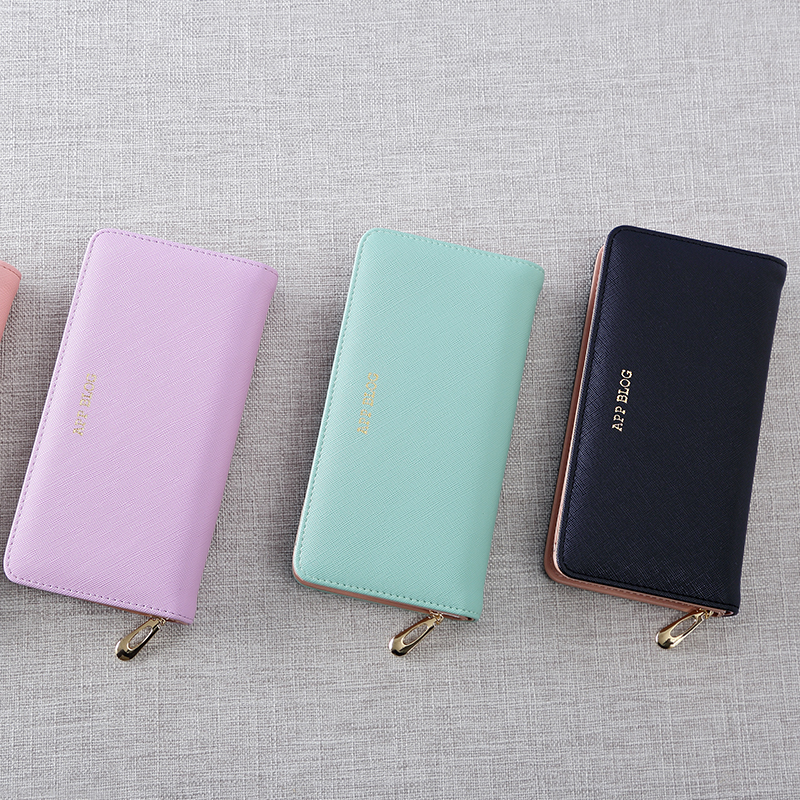 派尼美特日韩版大容量长款女士钱包拉链女式钱夹皮夹子学生手拿包手机