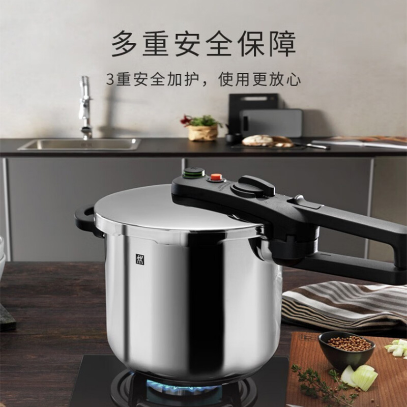 双立人压力锅6L耐用ZwillingEcoQuickII系列1006084高清大图