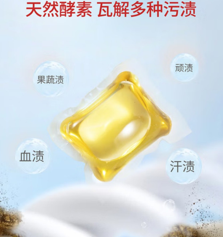 舒蕾 甄选波卡莉香精油香氛除菌浓缩洗衣凝珠[整箱装]576克(72颗)高清大图