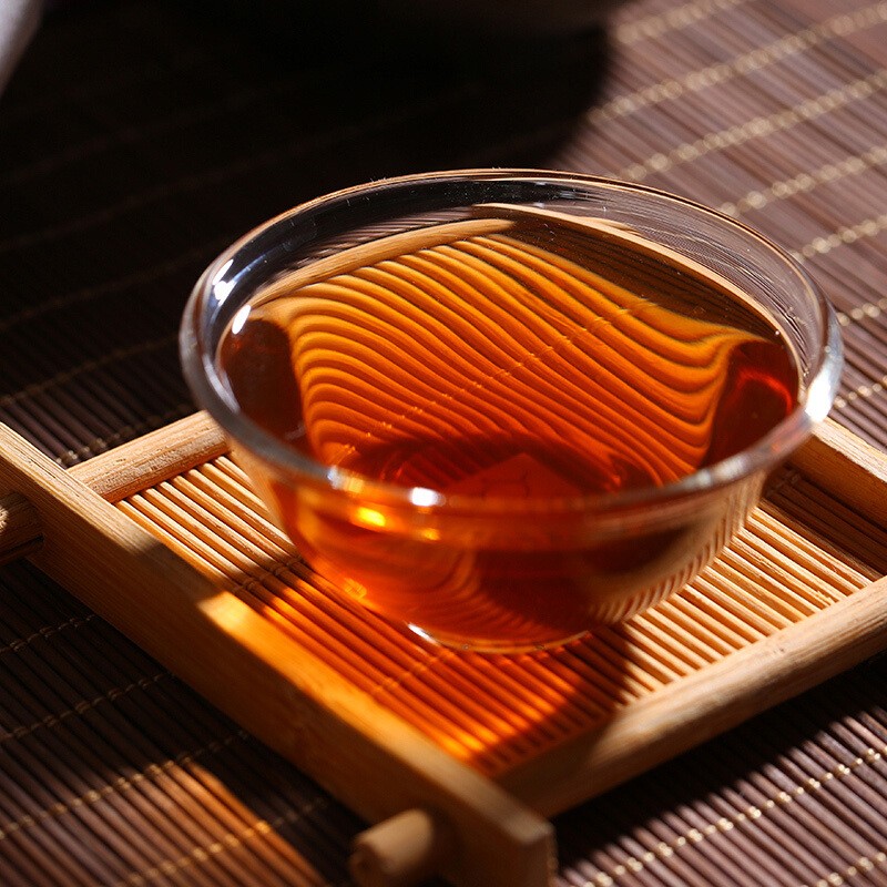 大益 茶叶 普洱茶熟茶 唛号茶2014年7592饼茶357g饼茶 拼配高清大图