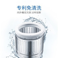 海尔(Haier)海尔波轮洗衣机 家用双屏幕显示 无外桶双动力 全自动直驱变频波轮洗衣机节能 免清洗 10公斤洗衣机
