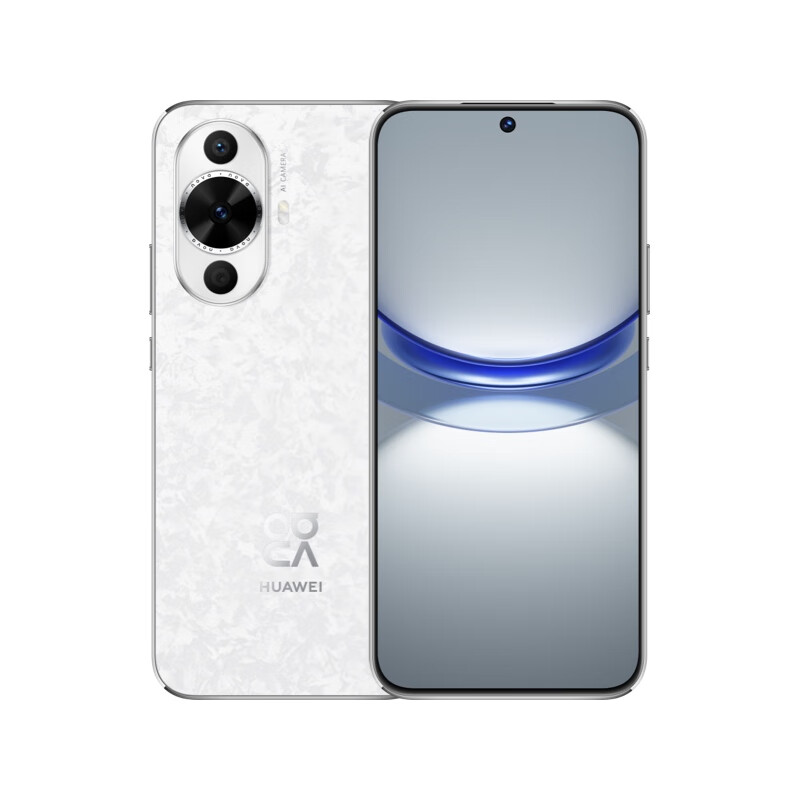 华为/HUAWEI nova 12 活力版 256GB 樱语白 6.88毫米薄潮美直屏 前置6000万超广角人像镜头 后置5000万超感知影像 移动联通电信全网通鸿蒙智能手机高清大图