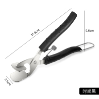 家用防滑隔热夹厨房防烫多功能提碗夹提取盘器盘器蒸锅8177 时尚黑-夹盘器