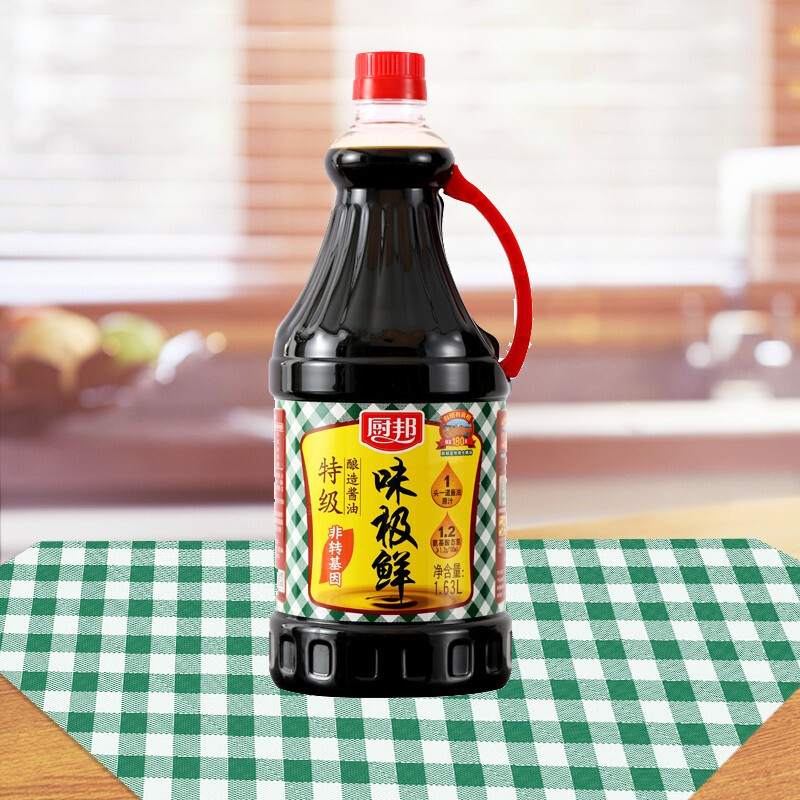 厨邦味极鲜酱油生抽163l瓶