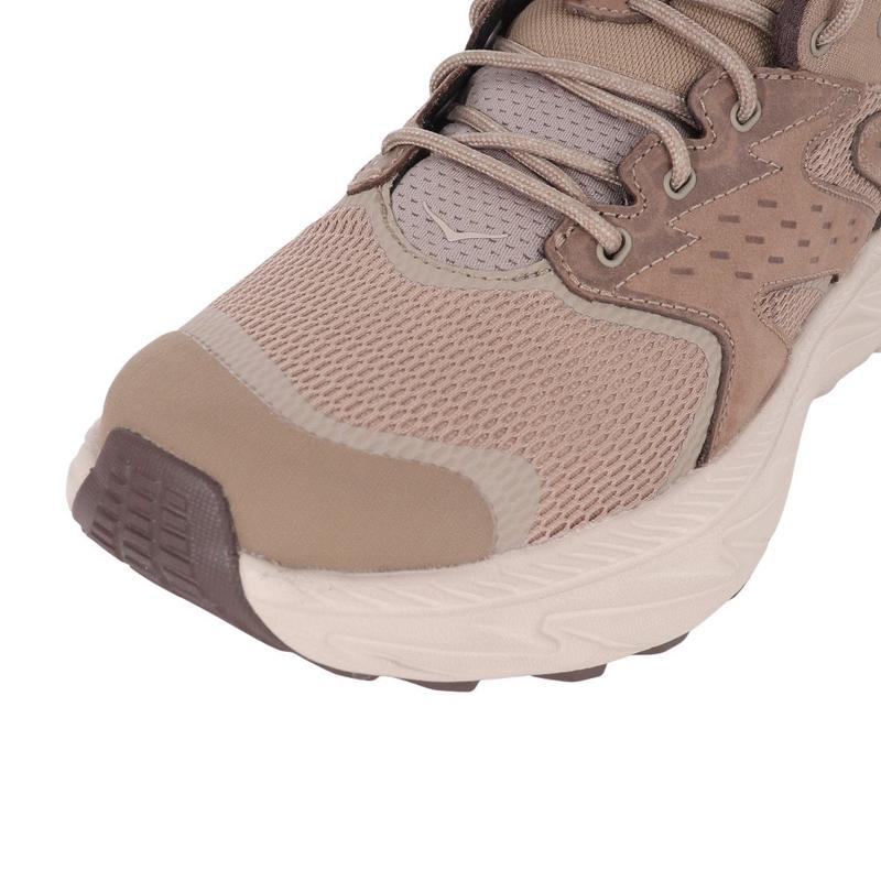 Hoka One One徒步鞋低帮防水越野健步鞋环保材料男子户外运动休闲靴高清大图