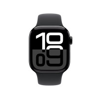 Apple Watch Series 10 (GPS+蜂窝网络) 46毫米 亮黑色铝金属表壳M/L MWYJ3CH/B