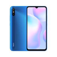 小米 (MI) Redmi 9A 晴空蓝 4GB内存 64GB大字体大音量 AI人脸解锁拍照游戏智能双卡双待老年人红米移动联通电信全网通4G手机