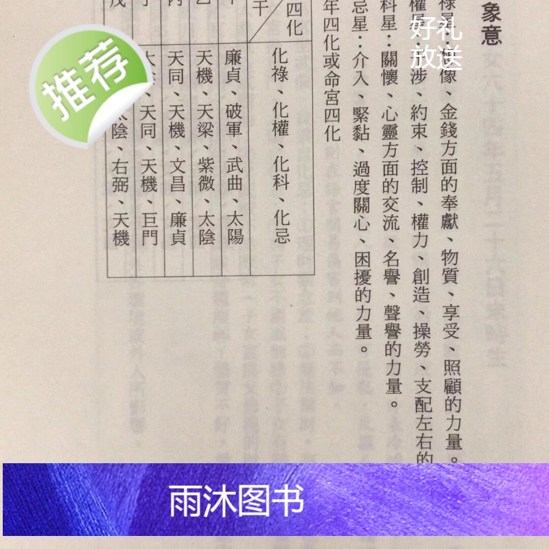正版 紫微斗数四化实证 郭文嘉 武陵高清大图