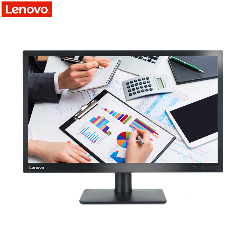 联想(Lenovo)中小企业商业显示器V21-10 LED液晶 黑色 1920*1080 VGA/DVI接口