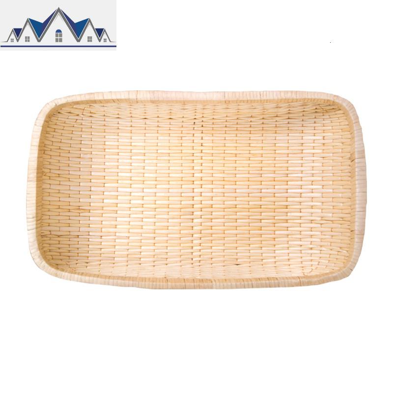 柳编笸箩圆形馒头筐家用藤编收纳筐水干果篮盘针线簸箩厨房馍筐 三维工匠收纳篮 手工柳编长61cm*宽35cm*高13cm