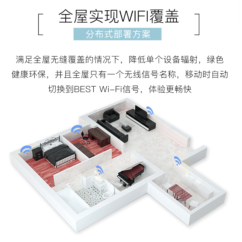 新华三(H3C)AX60-S 3000M双频WiFi6面板AP 企业酒店别墅全屋wifi无线接入点 PoE供电