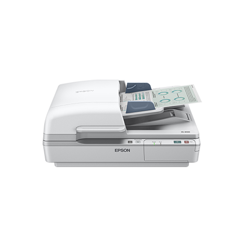 爱普生(EPSON) DS-6500 A4 幅面 高速彩色文档 A4平板式+ADF馈纸式扫描仪（ 白色 ）