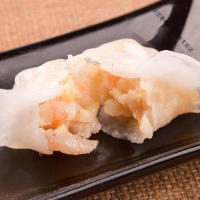 虾饺水晶虾饺皇广式早茶点心港式饺子速冻手工虾仁饺肉馅饺子 尝鲜价(460g/袋/20只)