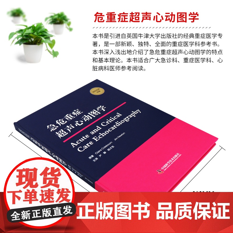 急危重症超声心动图学 危重症心脏左右心结构及心功能 适合广大急诊科 重症医学科 心脏病科医师参考阅读 中国科学技术高清大图