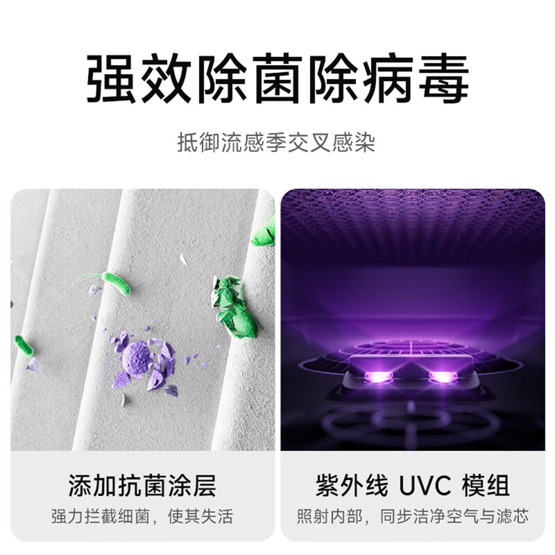 小米空气净化器5Pro 家用除甲醛除菌除过敏原高清大图