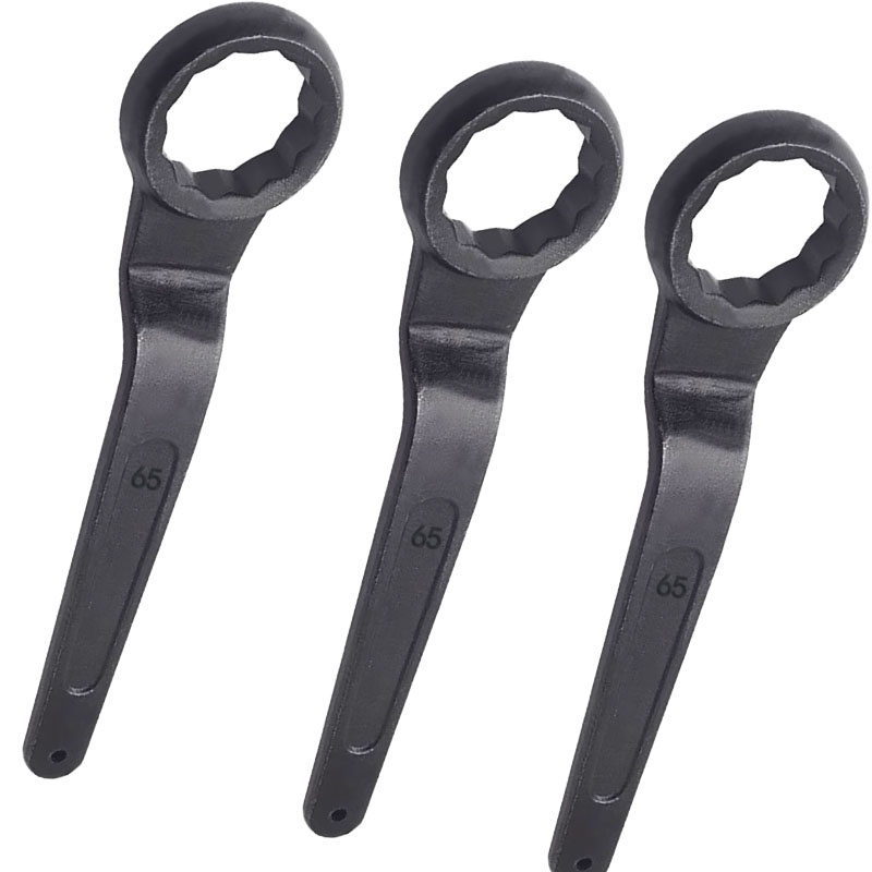 立伟铁牛单头梅花扳手65mm/把高清大图