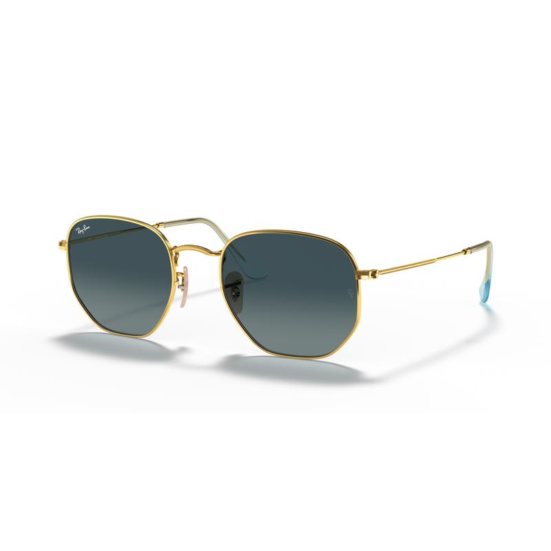 RayBan男士个性化六角形太阳镜 G绿色平面镜片 时尚百搭