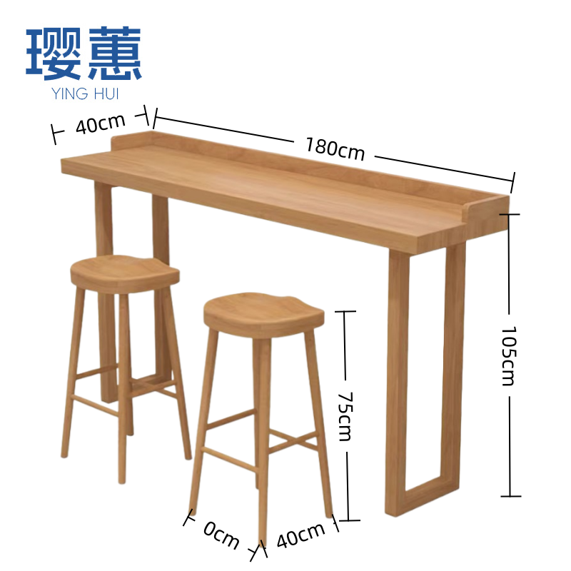 璎蕙 长桌椅180*40*105cm 套