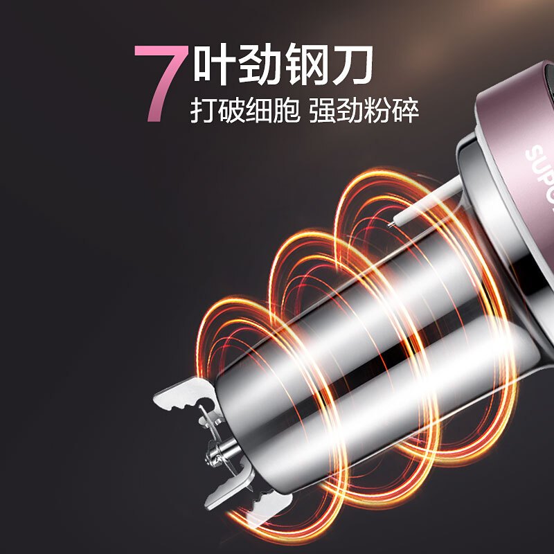 苏泊尔(SUPOR)豆浆机1.2L破壁免滤智能预约家用多功能15分钟好豆浆DJ12B-P68