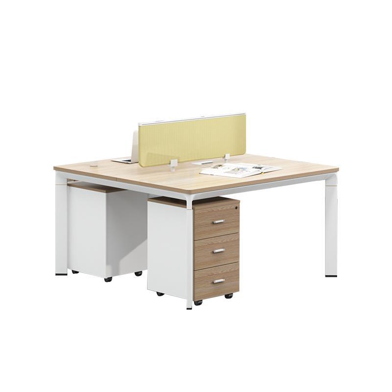 [标采]电脑桌 办公桌钢架桌办工桌简约现代双人位电脑桌工位写字台