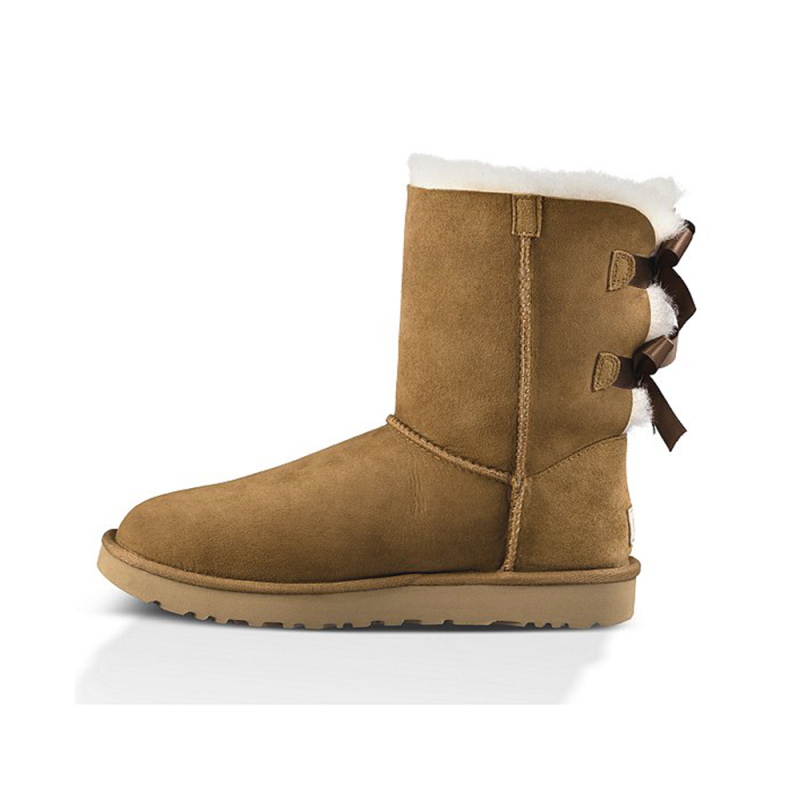 [直营]UGG(UGG) Bailey Bow ll 贝莉蝴蝶结2.0中筒女士保暖雪地靴女靴1016225