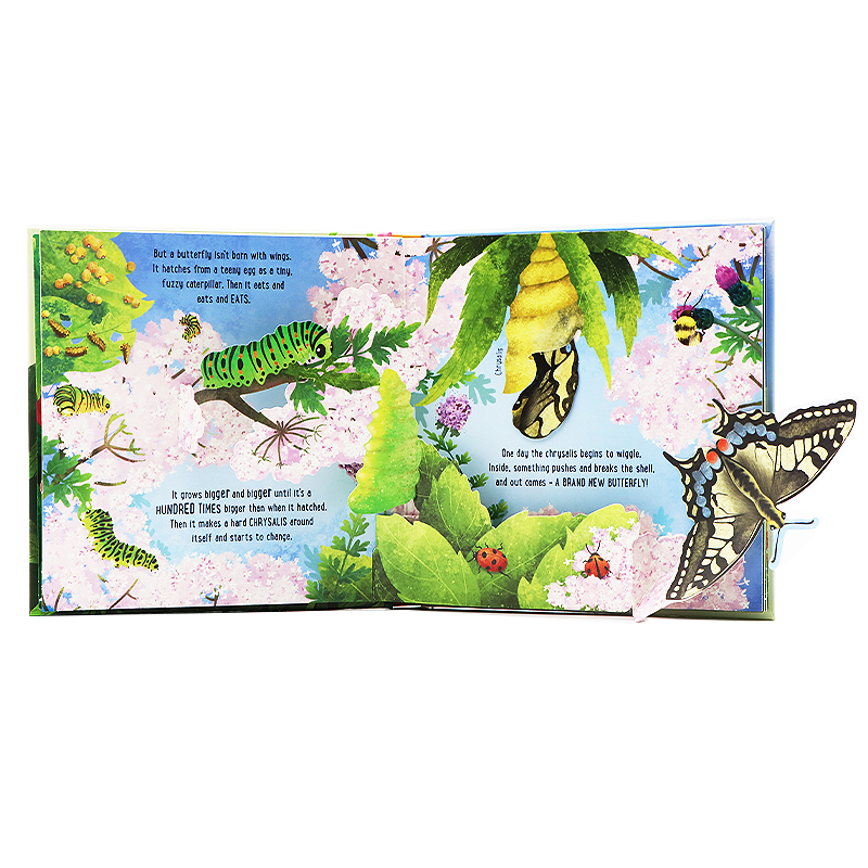 [正版]Usborne出品 蝴蝶立体书 英文原版绘本 Pop-Up Butterflies 科普读物 翻翻书 幼儿智力高清大图