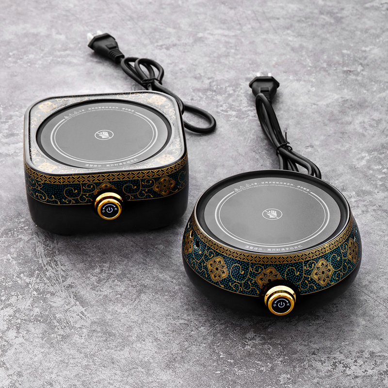 領藝 古韵玻璃煮茶器电陶炉陶瓷茶具套装家用办公煮茶壶养生普洱黑茶蒸茶器电陶炉