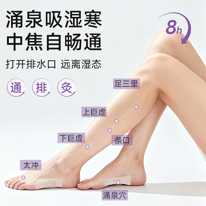 艾修堂足贴艾草持久排湿活性竹炭清浊利湿天然抗菌AP-F2高清大图
