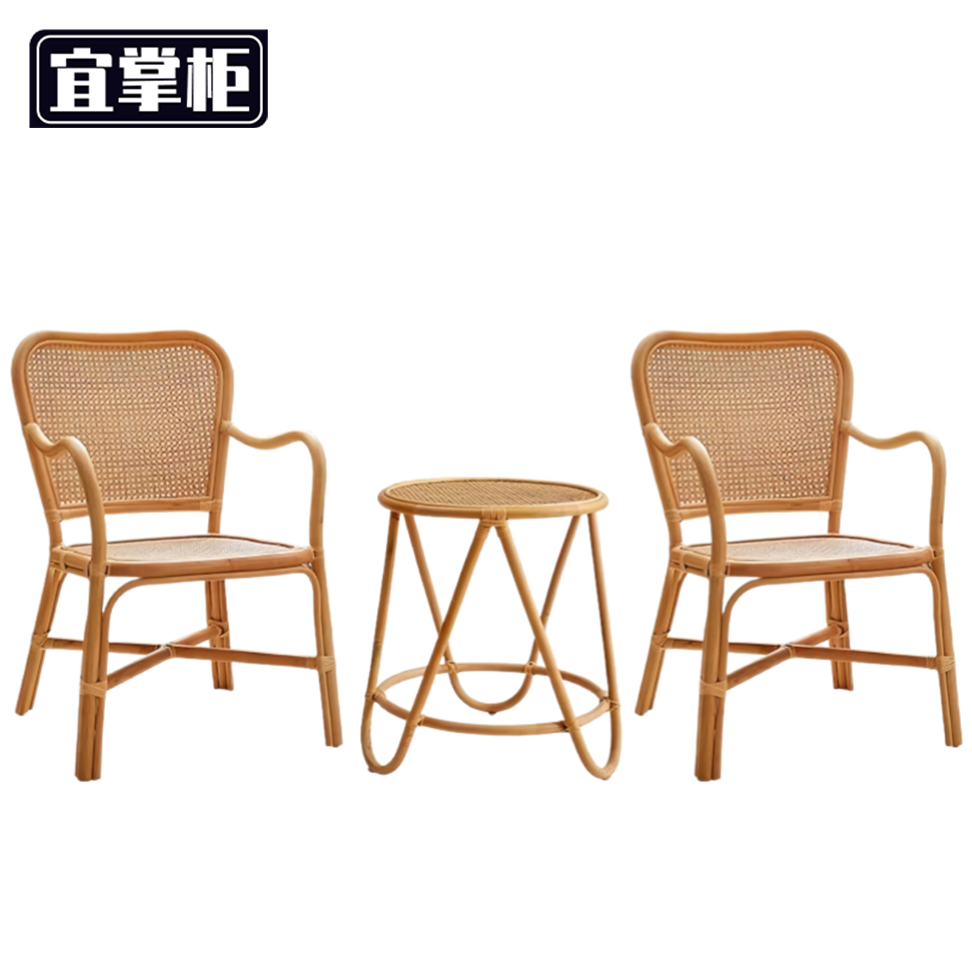 宜掌 柜藤椅高清大图