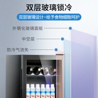 美菱 (MELING)立式家用冰吧 冷藏保鲜迷你展示柜 茶叶水果护肤品小型冰柜SC-102