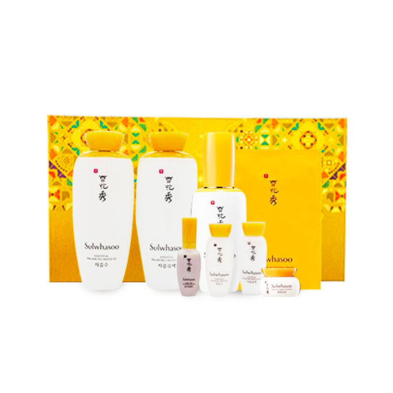 【和肌肤五大平衡】雪花秀(Sulwhasoo)滋润燥水乳精华三件套 保湿补水滋润营养清爽修护润燥精华面部护肤套装礼盒