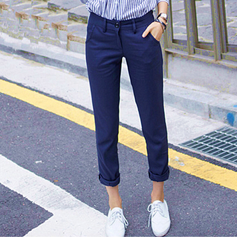 迪鲁奥（DILUAO)卡其色常规休闲长裤女棉女裤春秋2021新款裤子秋款工装裤