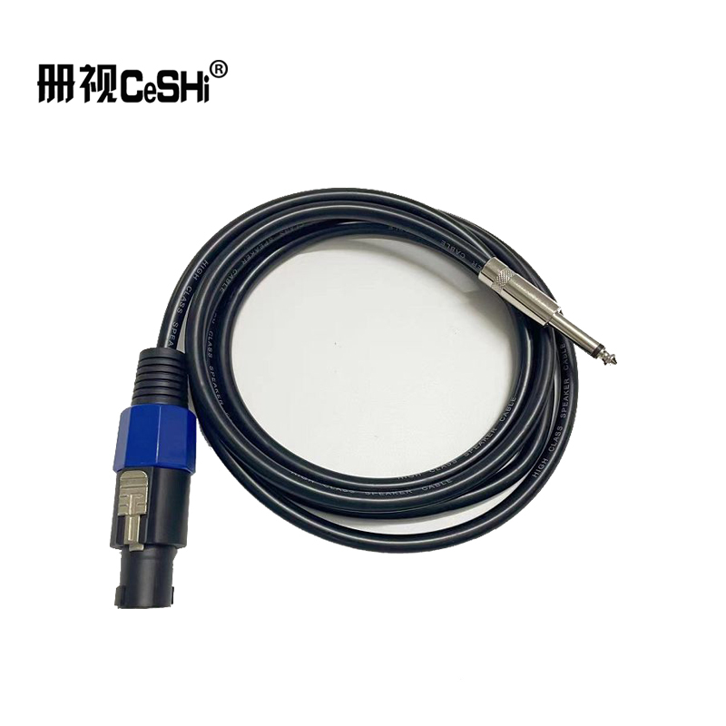 册视6.5对欧姆头音箱连接线1米条高清大图