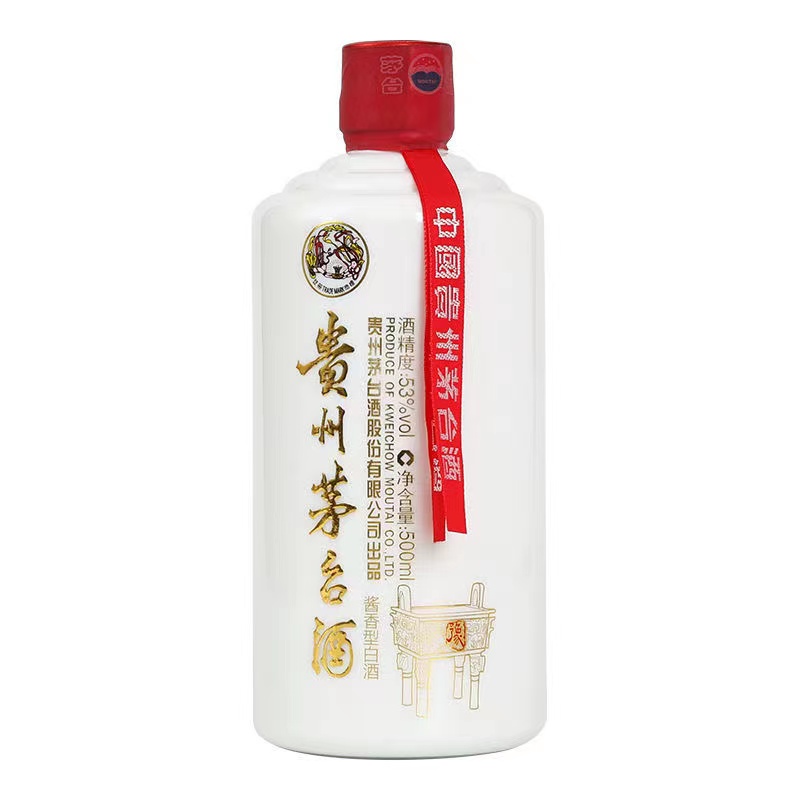 [酒别重逢]贵州茅台酒 豫鼎中原53度500ml酱香型白酒 单瓶装高清大图